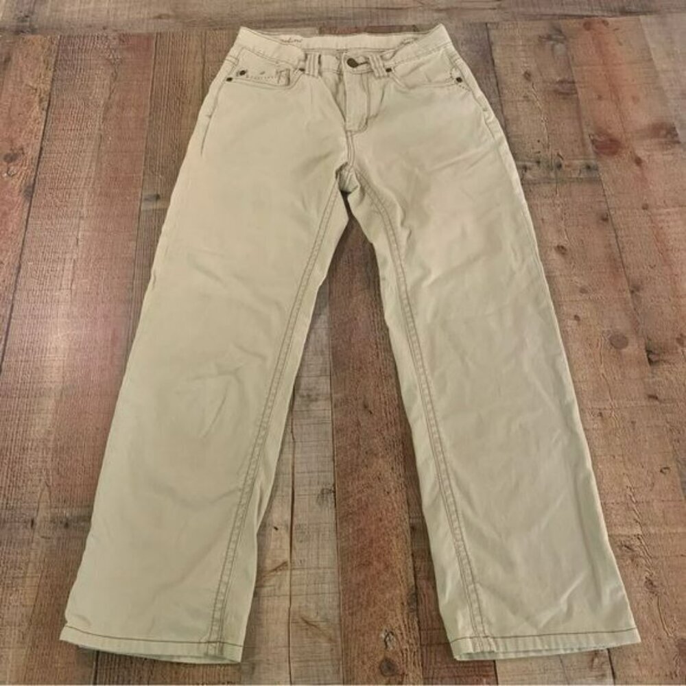 Tommy Bahama mens cream standard straight leg pant -30x32